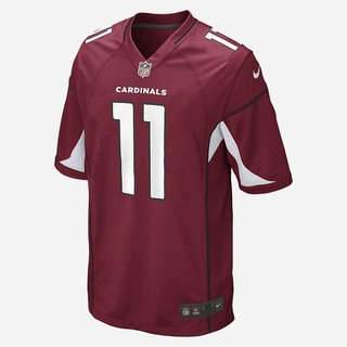 Jersey Nike NFL Arizona Cardinals Game (Larry Fitzgerald) American Football Barbati Rosii Albi Negri